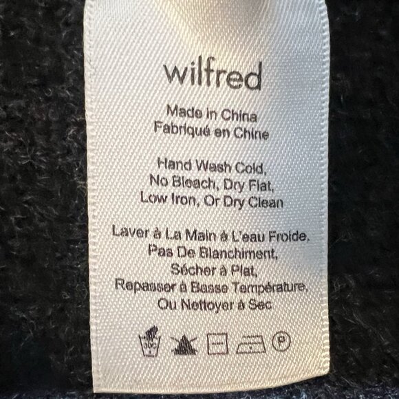 Aritzia Wilfred Long Cardigan Vest Open Front Sweater Wool/Mohair Large Dunkirk - Picture 10 of 10